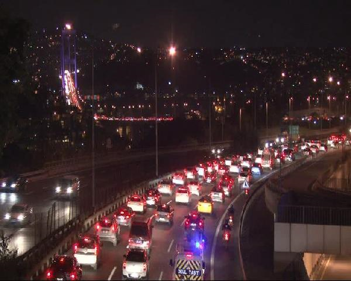 İstanbul\'da Bayram Tatili Trafiği