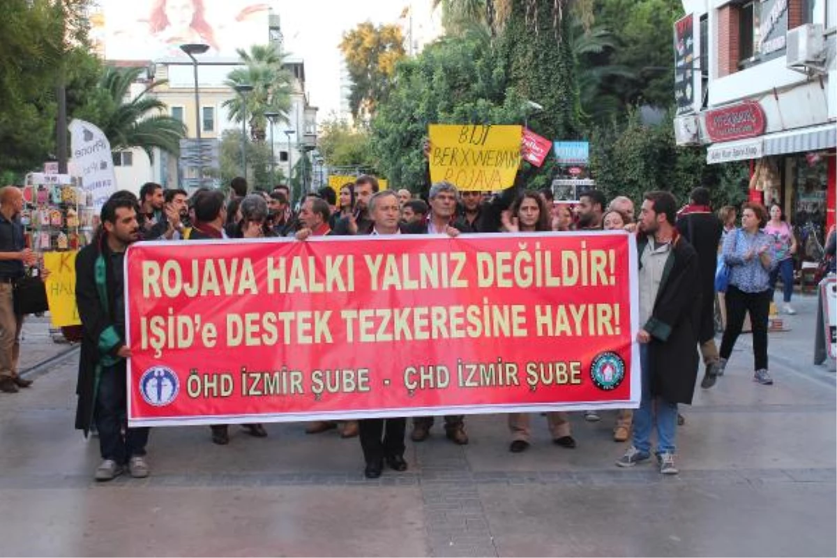 İzmir\'de Tezkere Protestosu