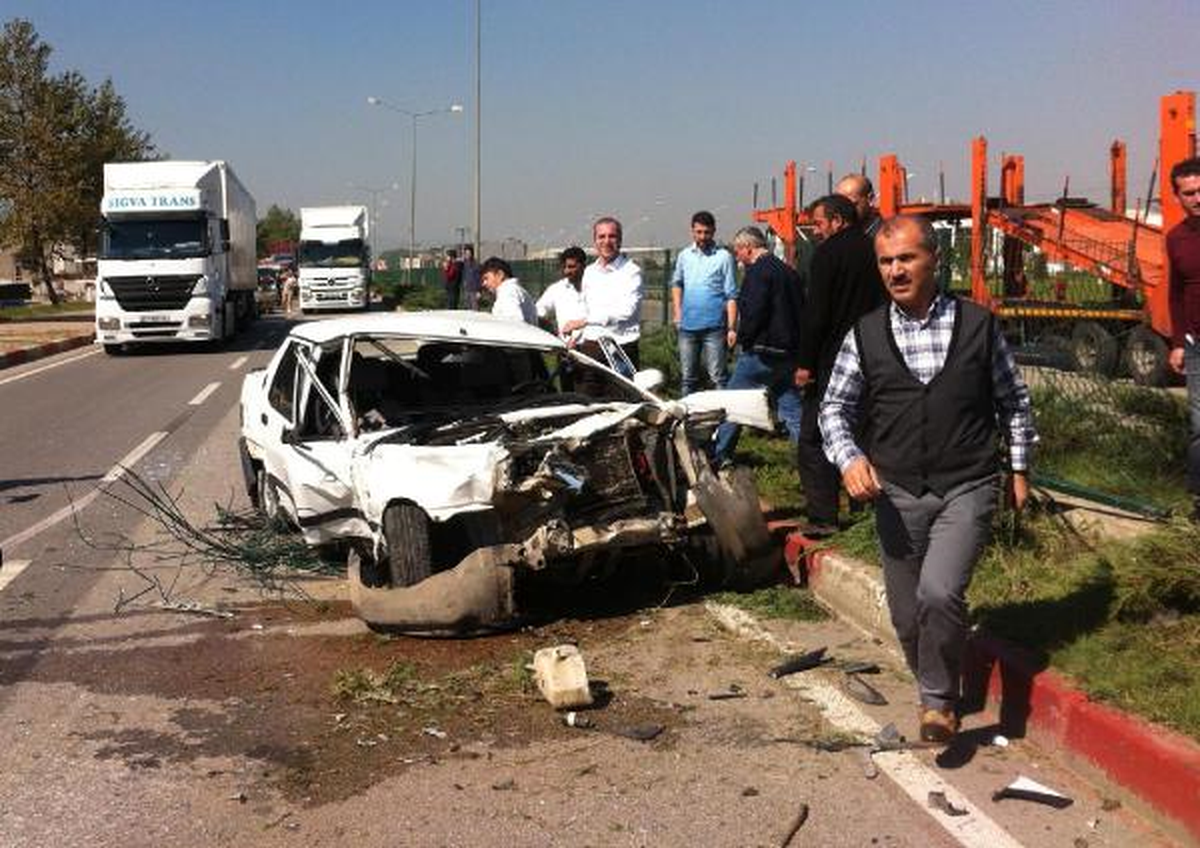 Babasını Görmek İçin Hastaneden Kaza Yerine Döndü