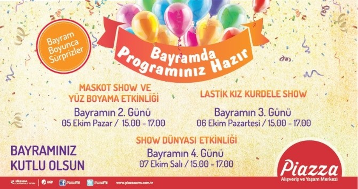 Kurban Bayramı Öncesi Piazza\'da Kapılar Gece de Açık
