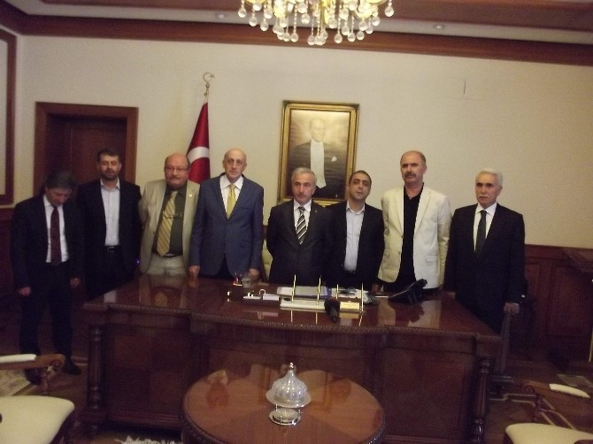 Medya Mensuplarından Vali Süleyman Kamçı\'ya Hayırlı Olsun Ziyareti