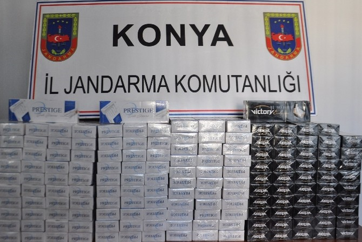 Seydişehir\'de Kaçak Sigara Ele Geçirildi