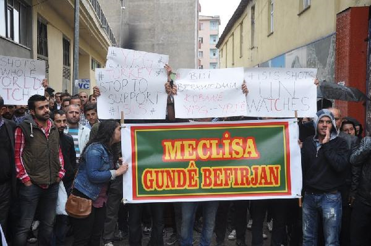 Van\'da Kobani Gösterisinde Olaylar Çıktı (2)