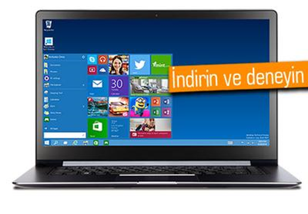 Windows 10\'u (Preview) Hemen Ücretsiz İndirin!
