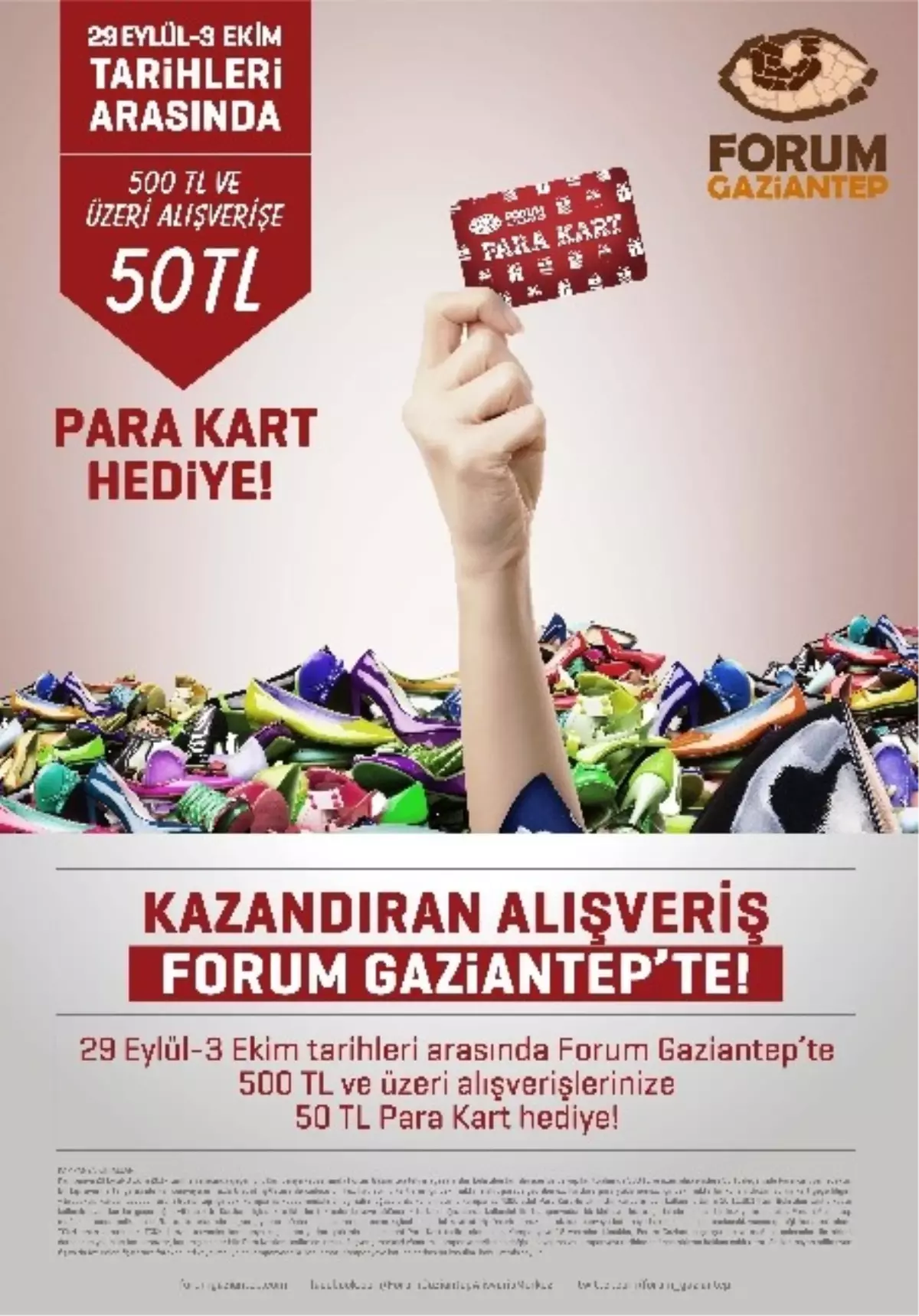 Forum Gaziantep, Alışveriş Yapana Üstüne \'Para\' Hediye Etti