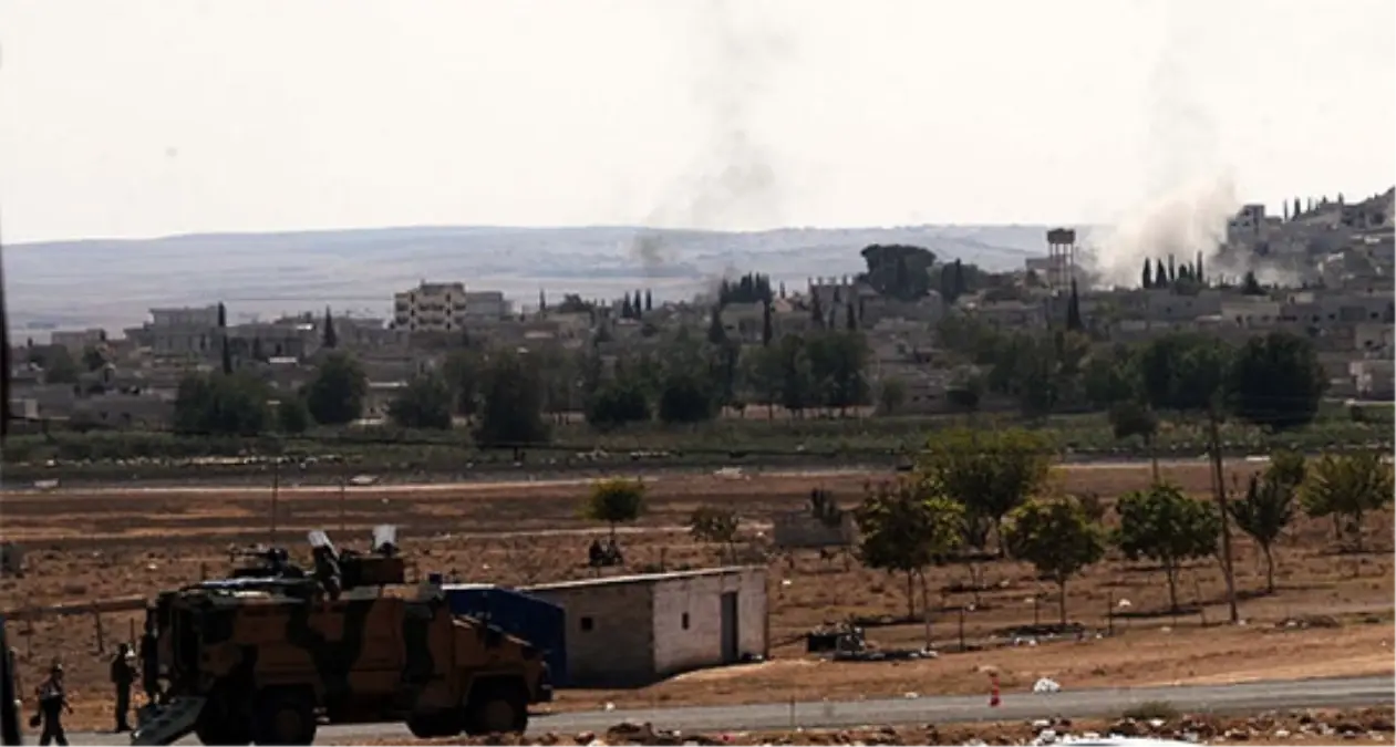 Kobani\'de Işid Tankları Vuruldu