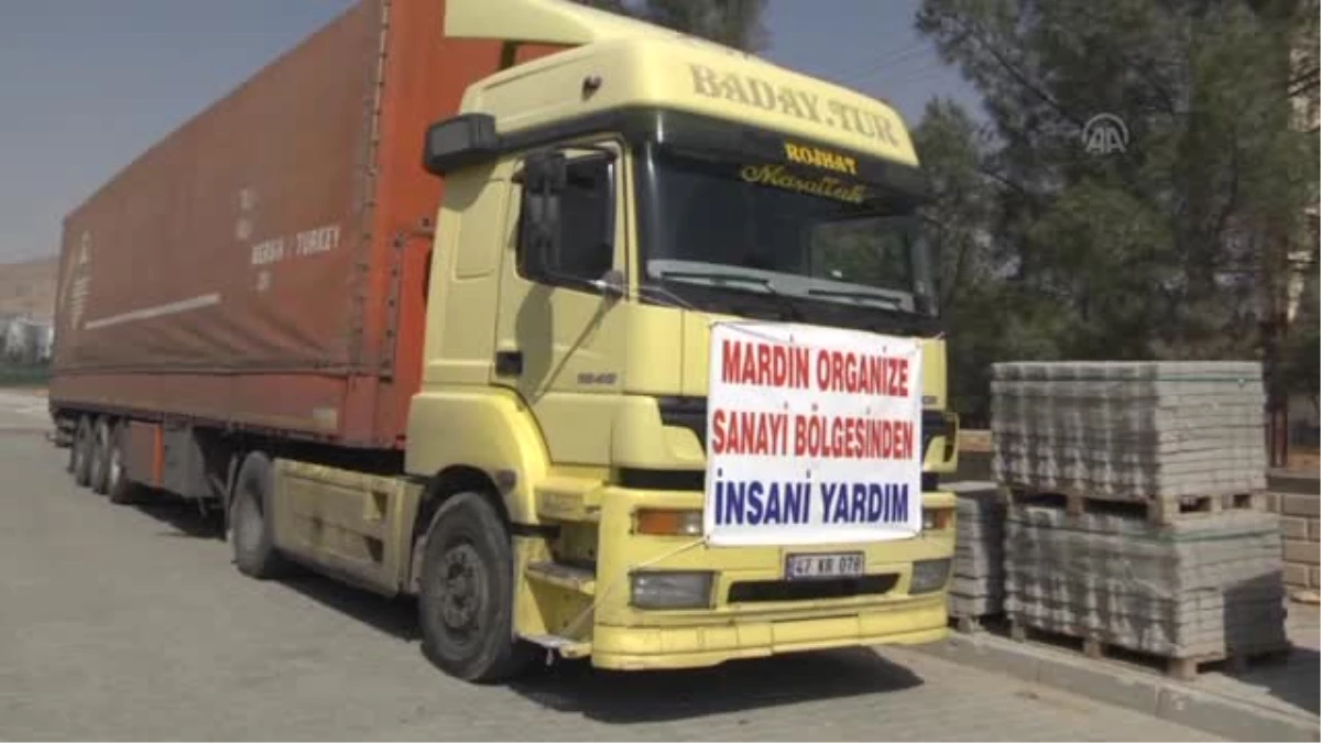 Mardin\'den Suriyeli Kürtler İçin 160 Ton Gıda Yardımı Yola Çıktı