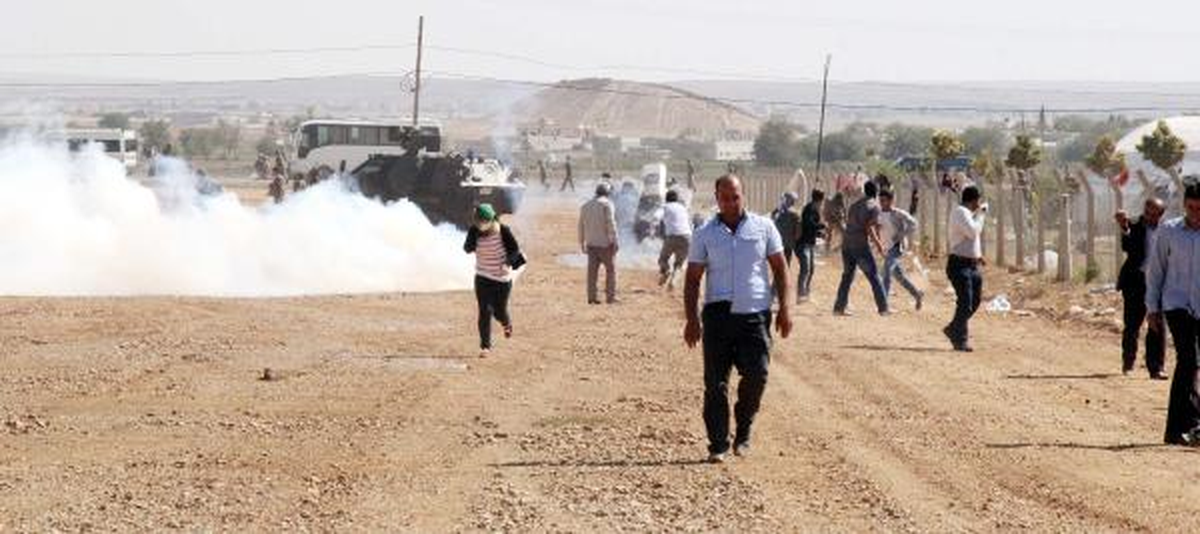 Kobani\'de Bayramda da Silahlar Susmadı (7)