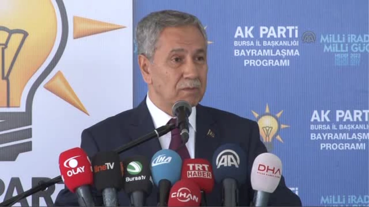 Arınç - AK Parti Genel Başkanlığına Davutoğlu\'nun Seçilmesi