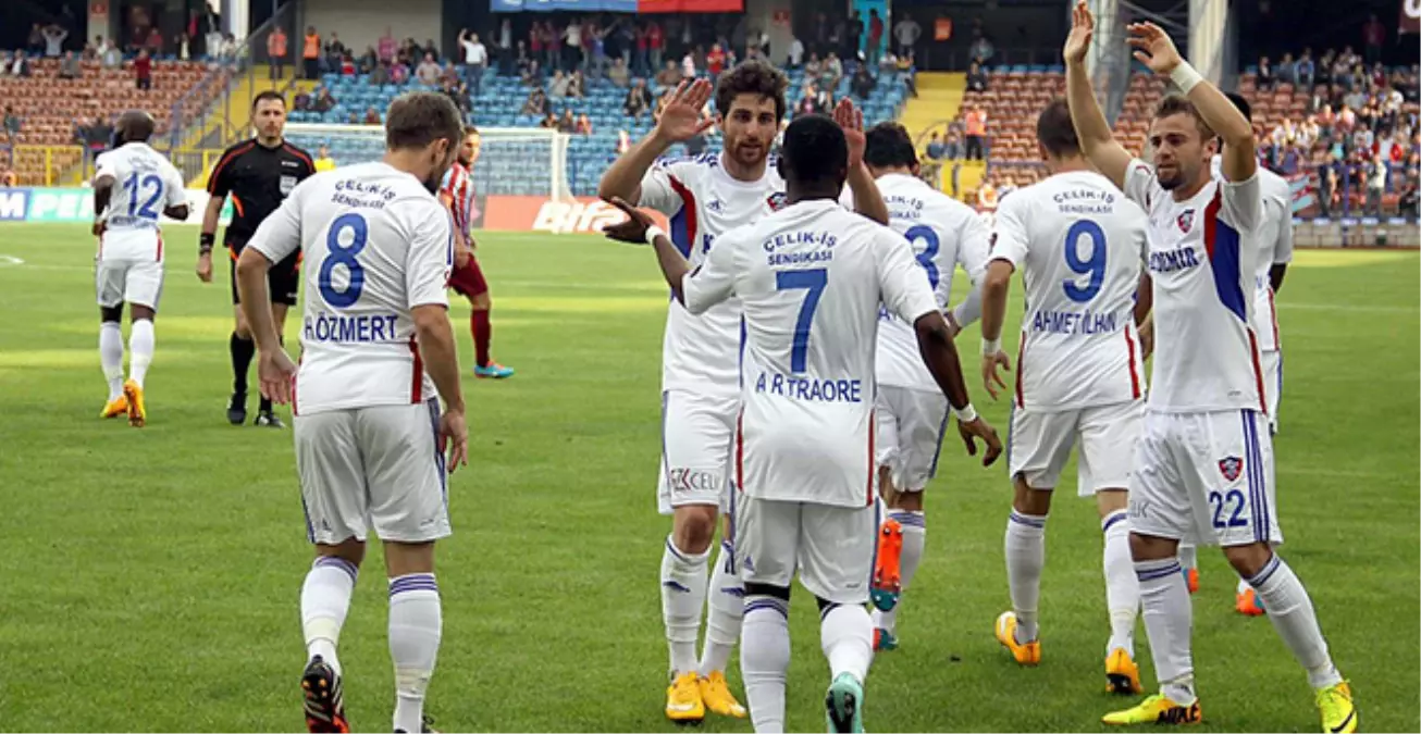 Kardemir Karabükspor, Trabzonspor\'u 3-0 Yendi