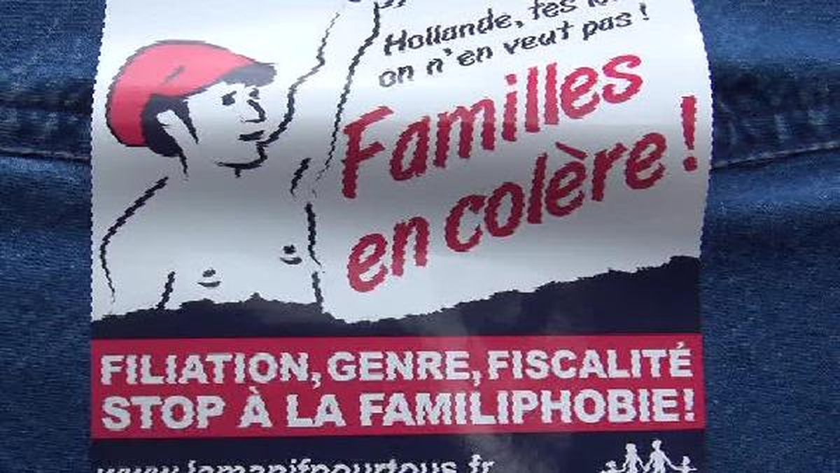 Paris\'te Eşcinsel Evlilik Karşıtları Yürüdü