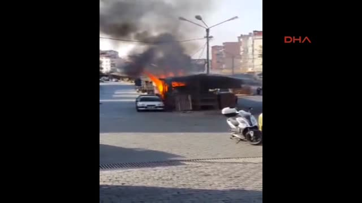 Sebze Deposunda Yangın