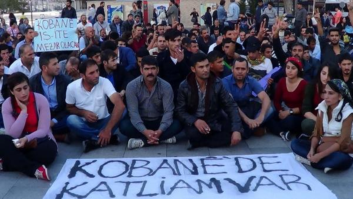Çanakkale\'de Kobani Yürüyüşünde Gerginlik