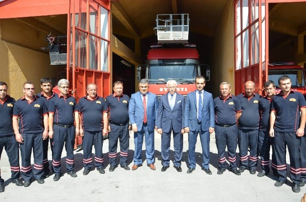 Ereğli\'de Bayramda Mesaide Olan Görevlilere Ziyaret