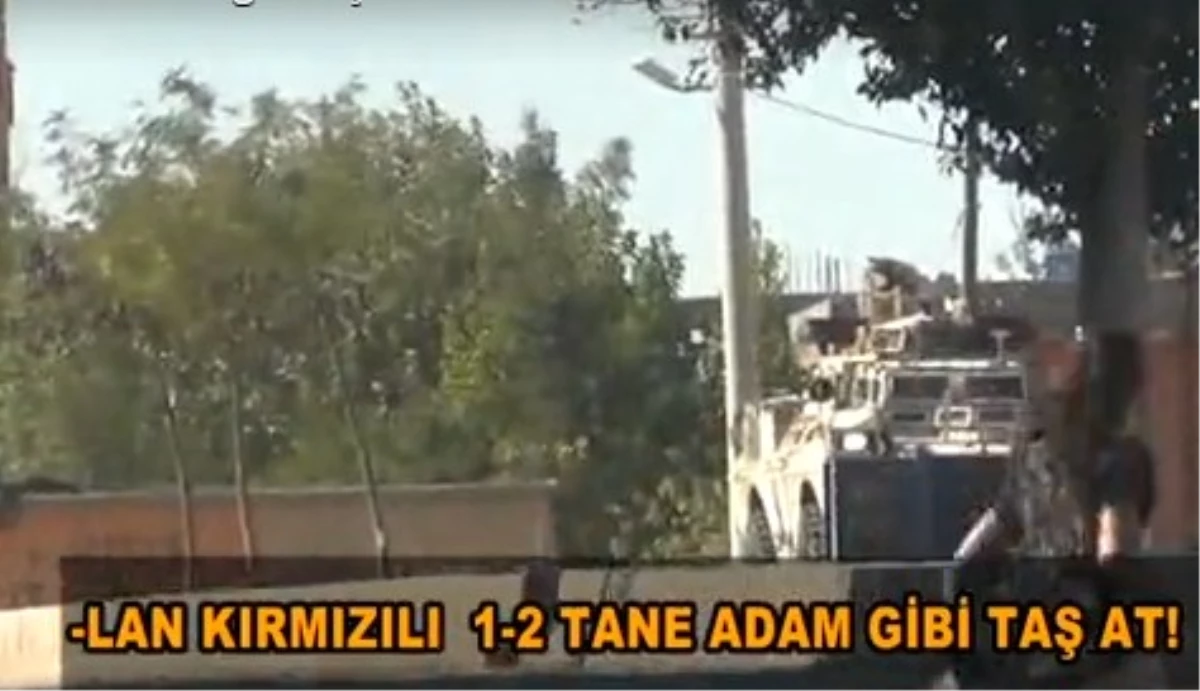 Polisten Kobani Göstericisine: Adam Gibi Taş At