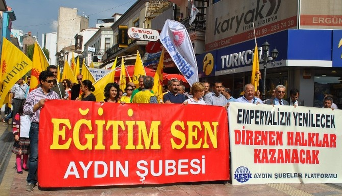 Aydın Eğitim-Sen\'den Işid Protestosu