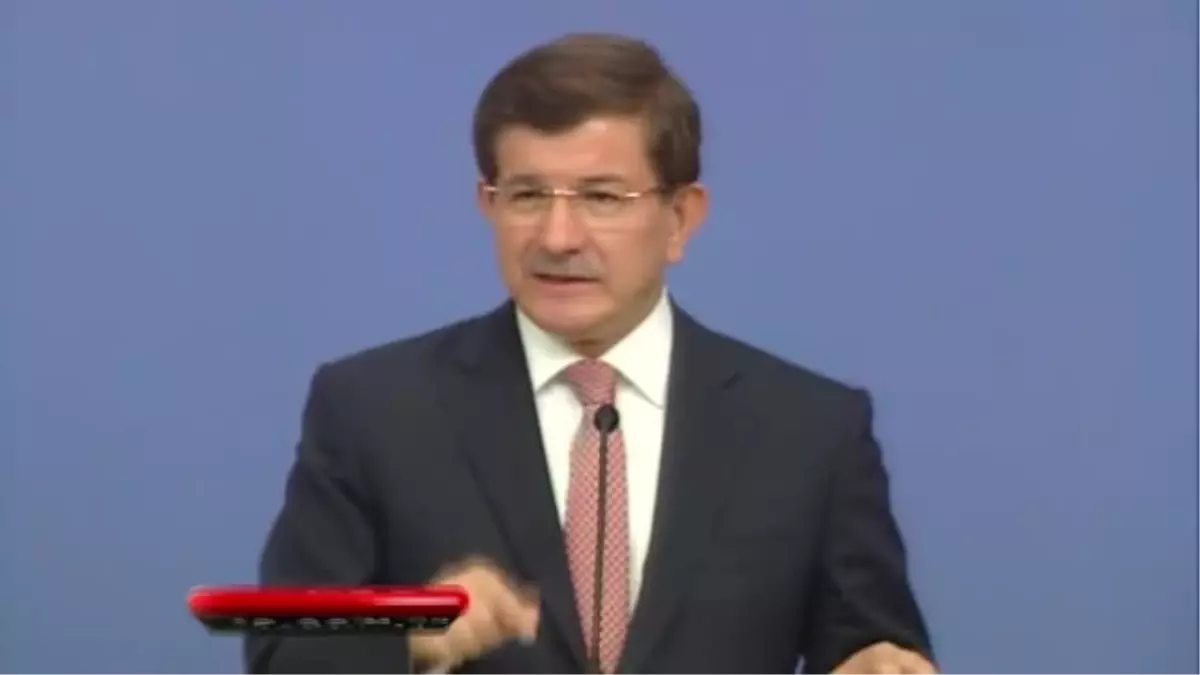 Davutoğlu: \'Çözüm Sürecini Kurban Vermeyiz\'