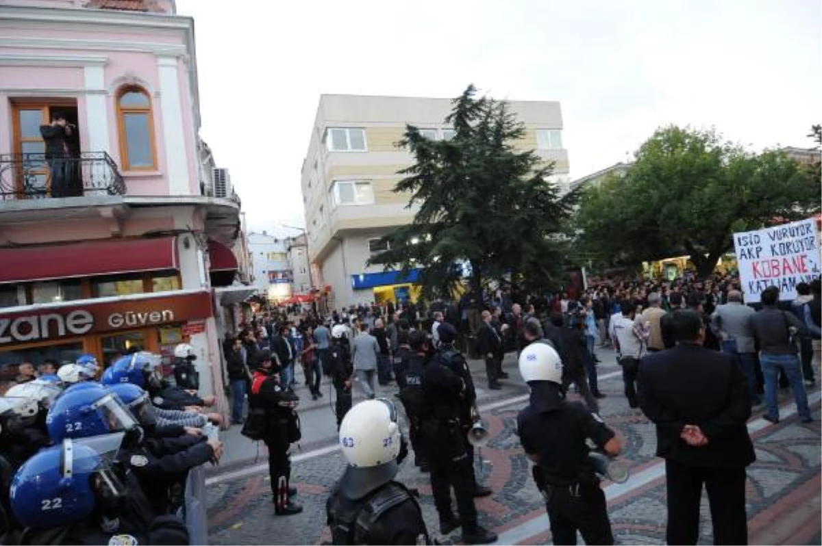 Edirne\'de Kobani Yürüyüşüne Polis Engeli