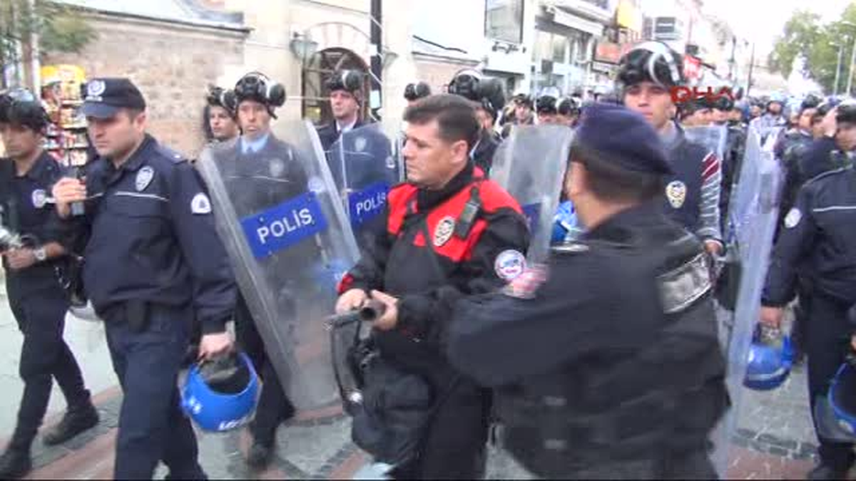 Edirne?de Kobani Yürüyüşüne Polis Engeli
