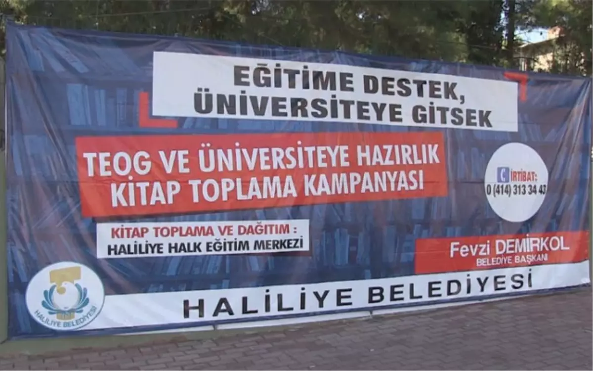 Haliliye Belediyesi\'nden Kitap Toplama Kampanyası