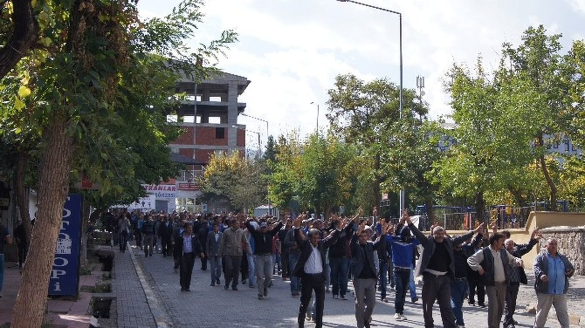 Kağızman\'da Kobani İçin Yürüyüş