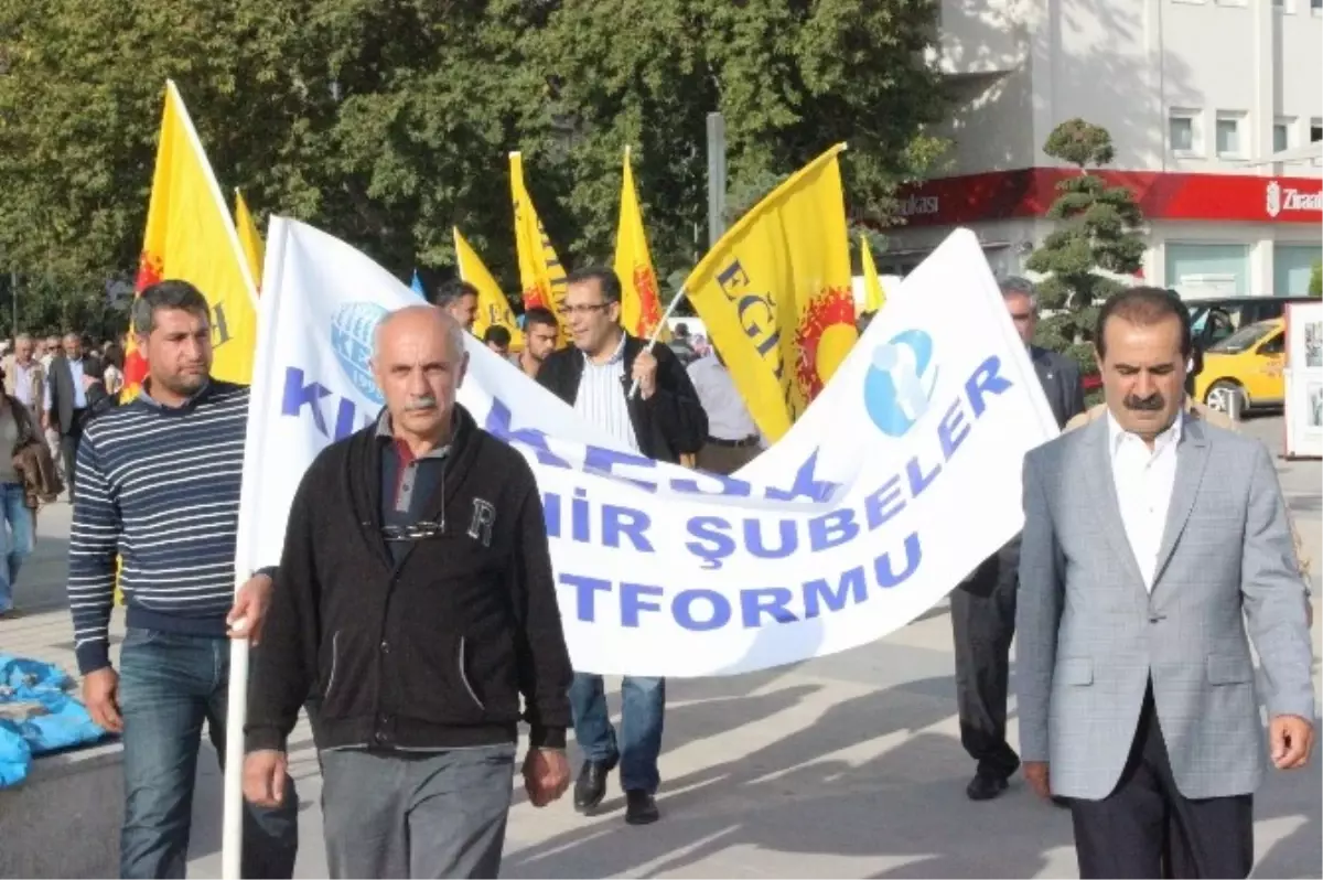 Kobani Eylemine Şehit Yakını Protestosu