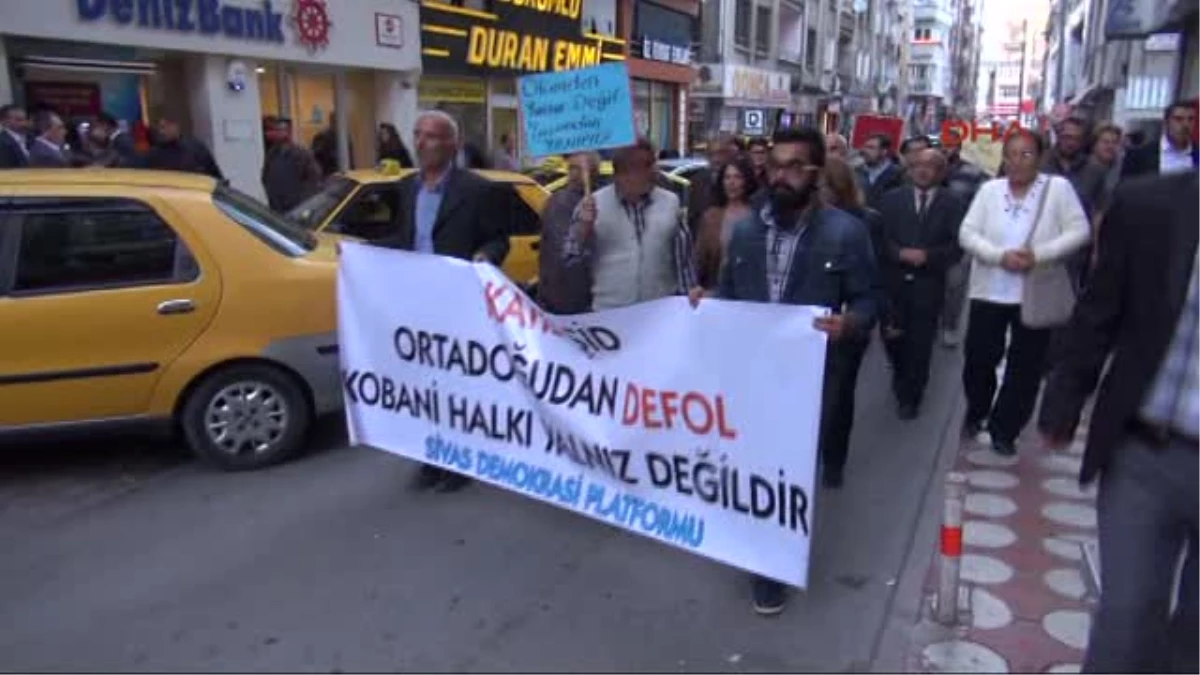 Sivas\'ta IŞİD Protestosu