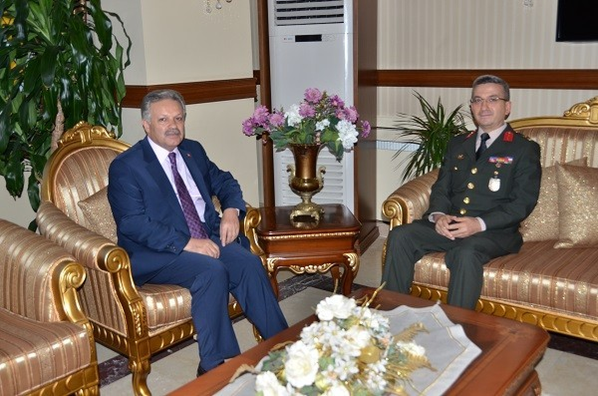 59. Topçu Eğitim Tugay Komutanından, Erzincan Valisine Ziyaret