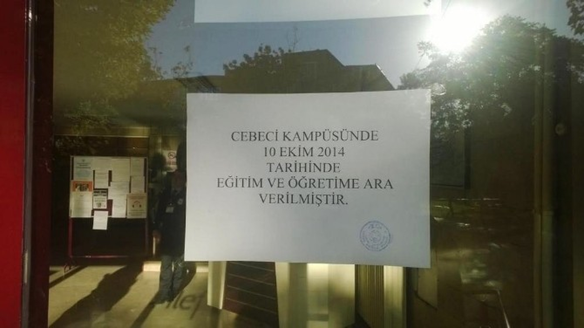 Ankara Üniversitesi\'nde Eğitime Ara Verildi