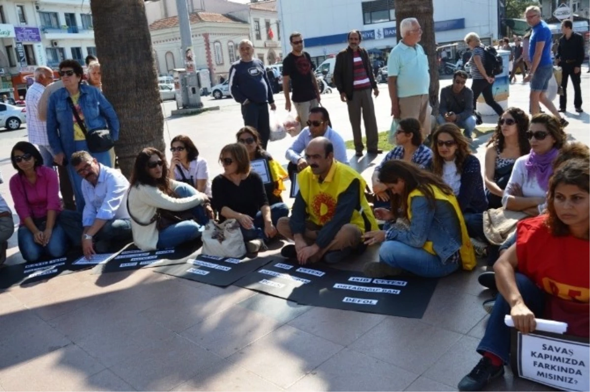 Ayvalık\'ta Işid Protestoları Sürüyor