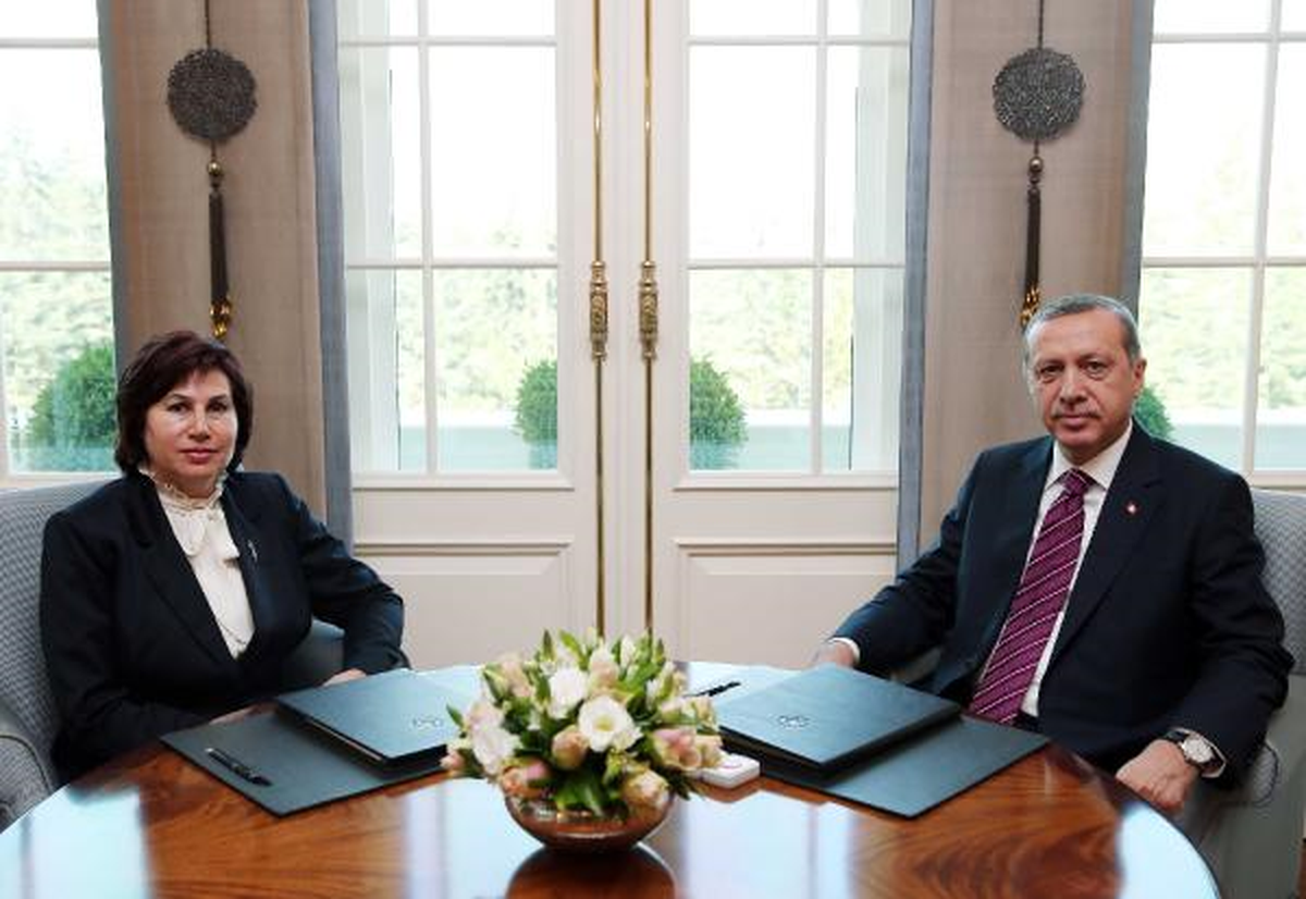 Danıştay Başkanı Güngör Çankaya Köşkü\'nde
