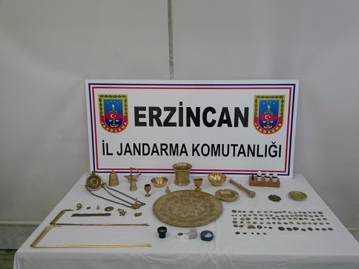 Erzincan da Tarihi Eser Kaçakçılığı: 2 Gözaltı