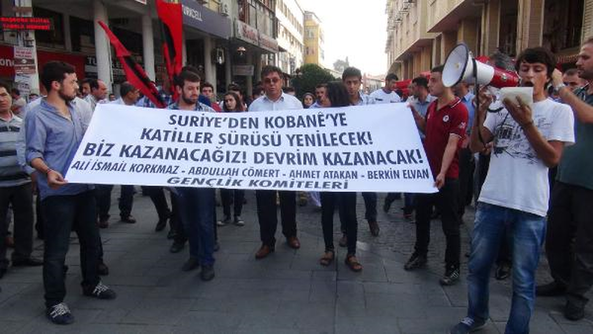 Hatay\'da Kobani\'ye Destek Eyleminde 12 Gözaltı