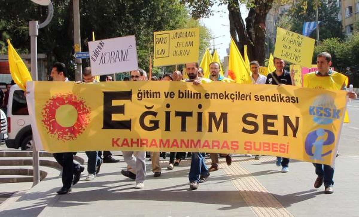 Kahramanmaraş\'ta Eğitimciler İş Bıraktı