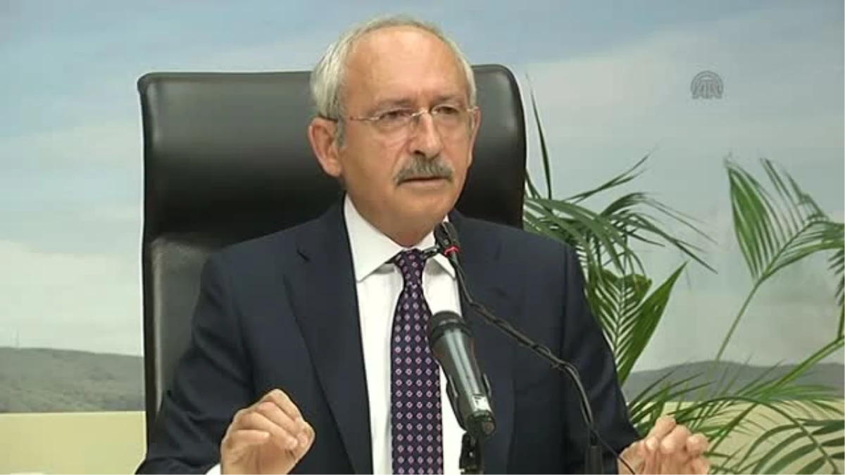 Kılıçdaroğlu: "Komşularımızda Katliamın Yaşanmasına İzin Vermek İstemiyoruz"