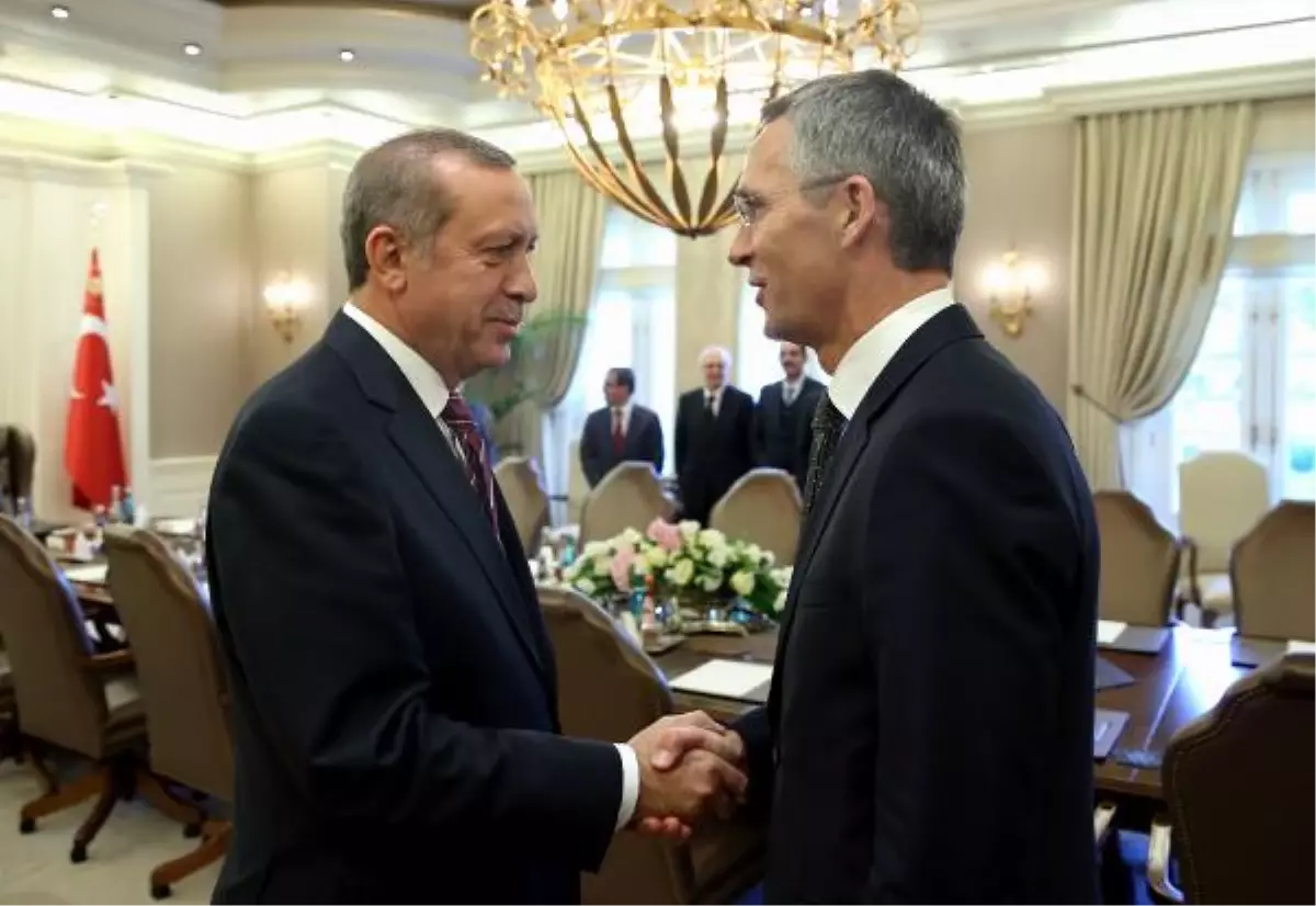 NATO Genel Sekreteri Stoltenberg Çankaya Köşkü\'nde