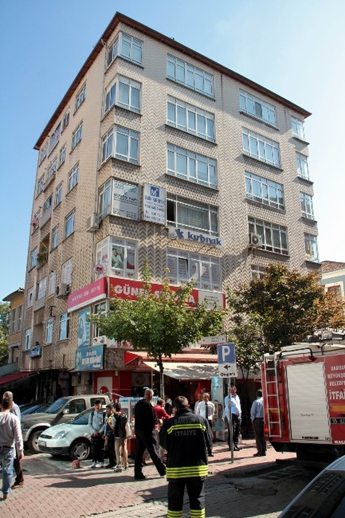 Samsun\'da Baca Yangını Korkuttu