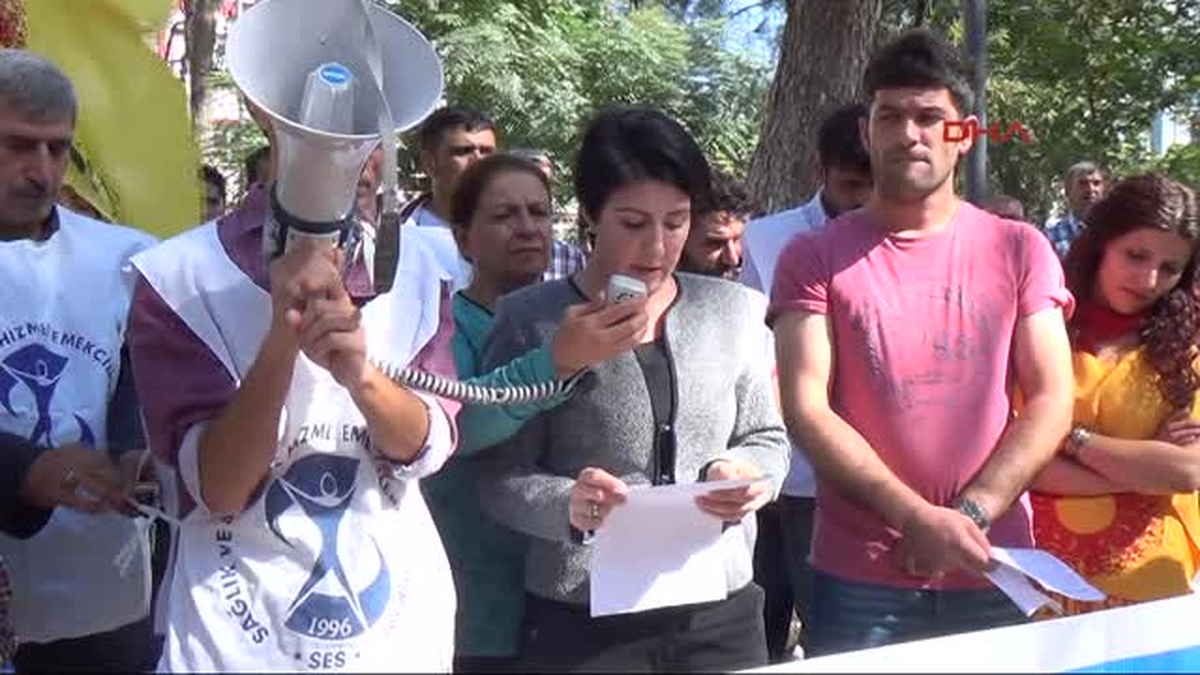 Siverek?te Kesk Üyelerinden Oturma Eylemi