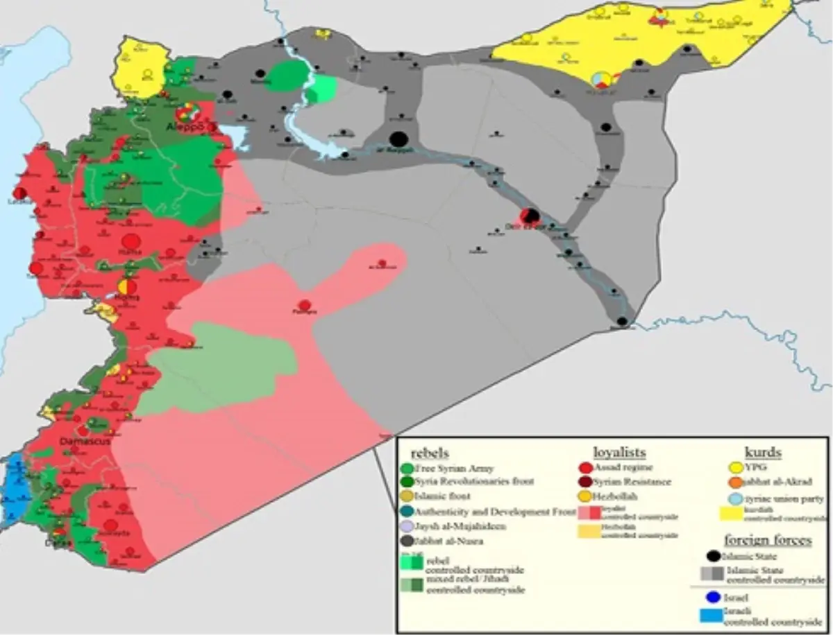 Suriye'nin Haritası Değişti