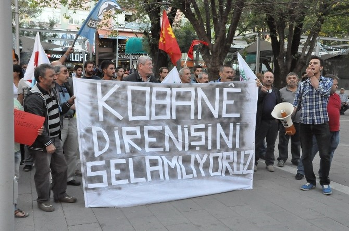 Uşak\'ta Işid Protestosu