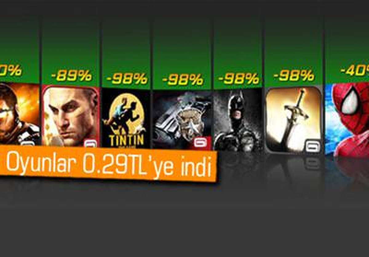 Android Kullanıcılarına Gameloft Oyunlarında Büyük İndirimler