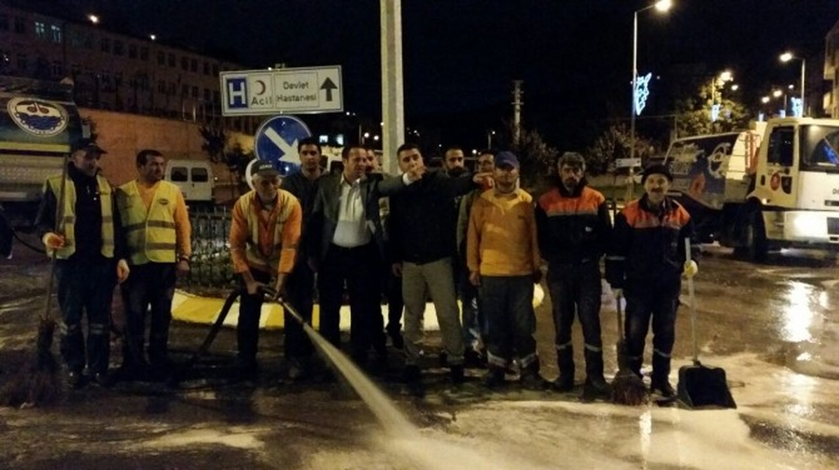 Başkan Toltar Gece Denetiminde