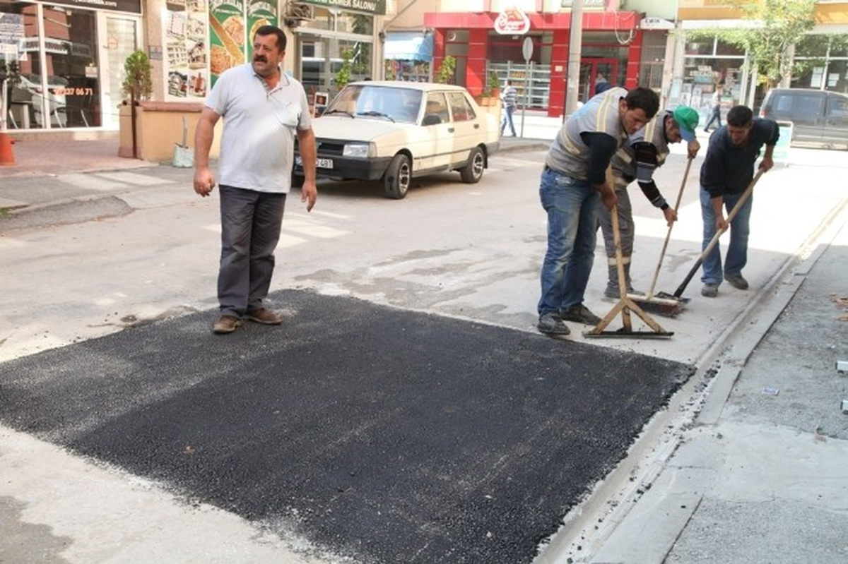 Gökmeydan\'da Asfalt Çalışmaları