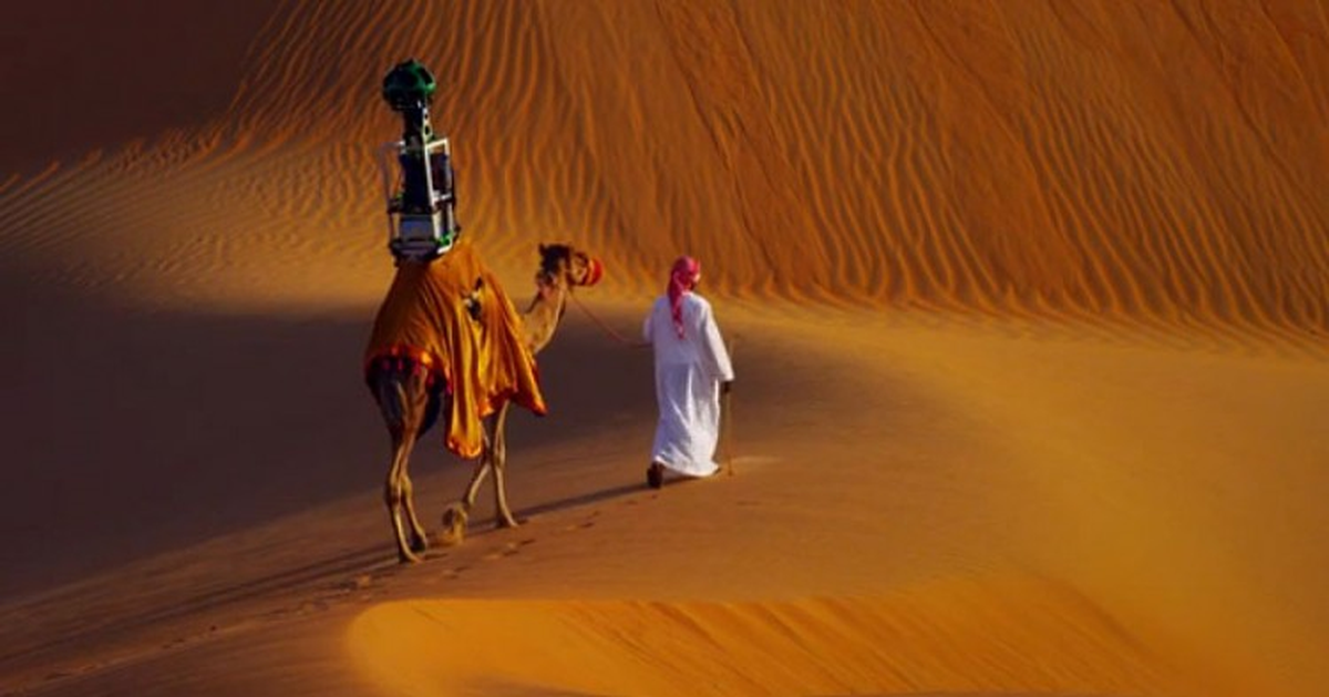 Google Çölde Street View Tarama İçin Deve Kiraladı