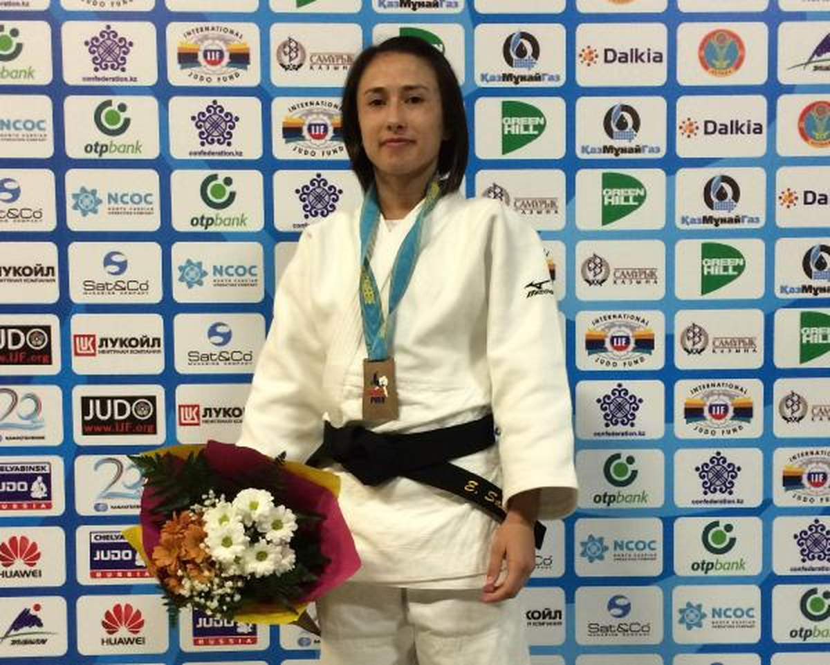 Judoda, Ebru Şahin Kazakistan\'da Bronz Madalya Kazandı