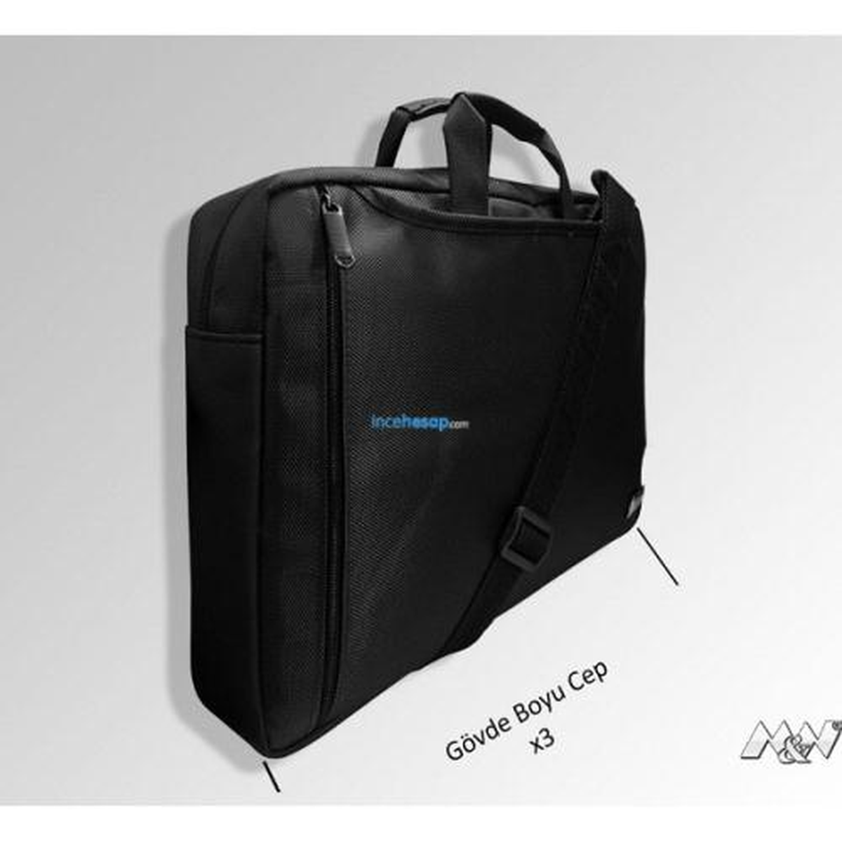 M-W Nb-1530 Notebook Çantası Siyah (13.3" - 14.1" Uyumlu )