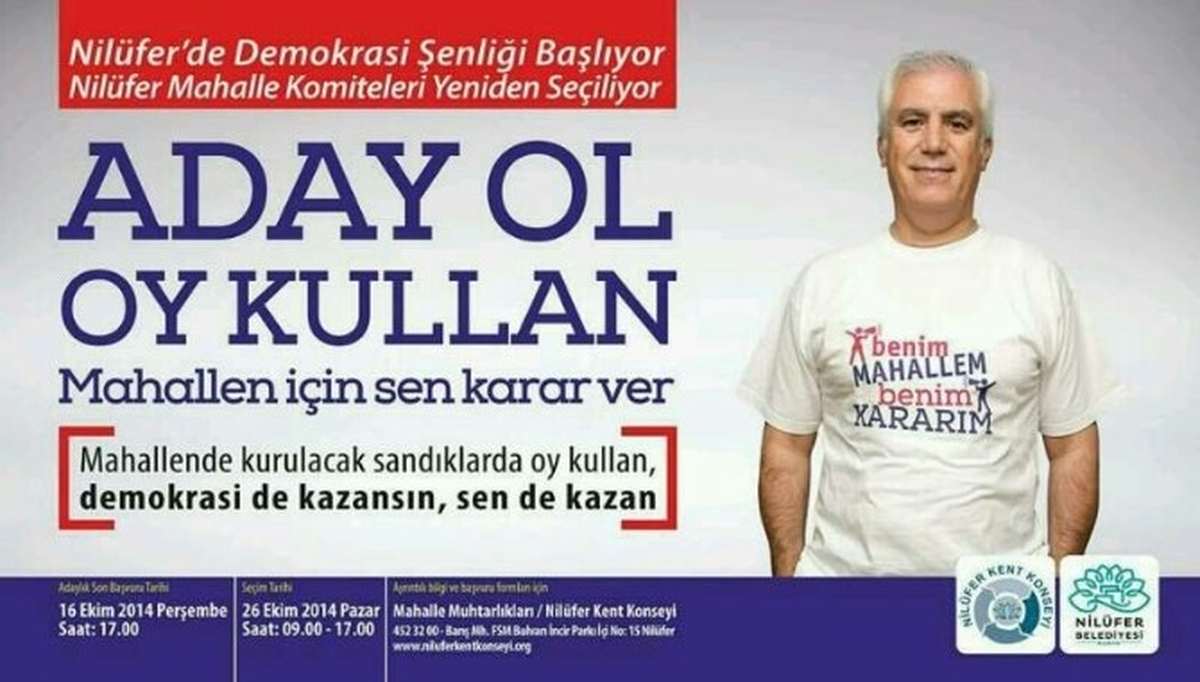 Nilüfer\'de Demokrasi Sandıkları Kuruluyor