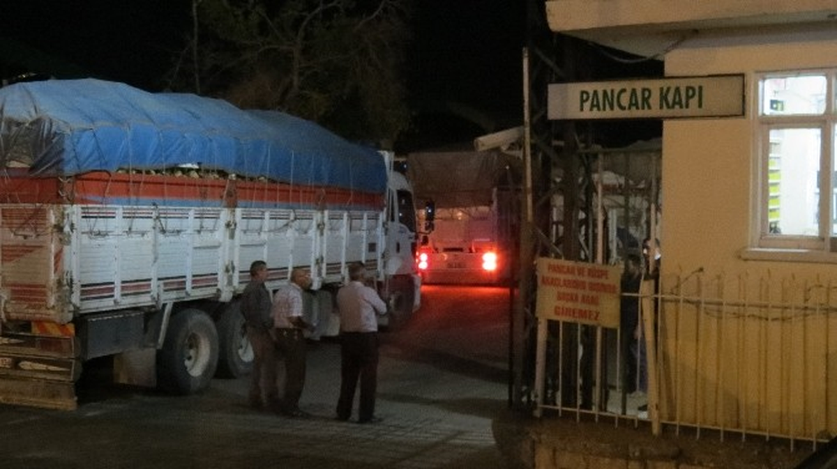 Şeker Fabrikasında Kamyoncu Eylemi