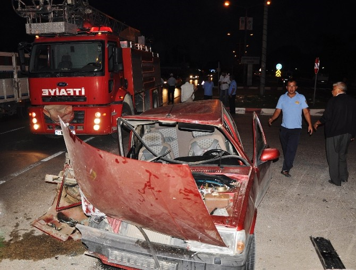 Mersin\'de 70 Yaşındaki Yaşlı Adamı Emniyet Kemeri Hayata Bağladı