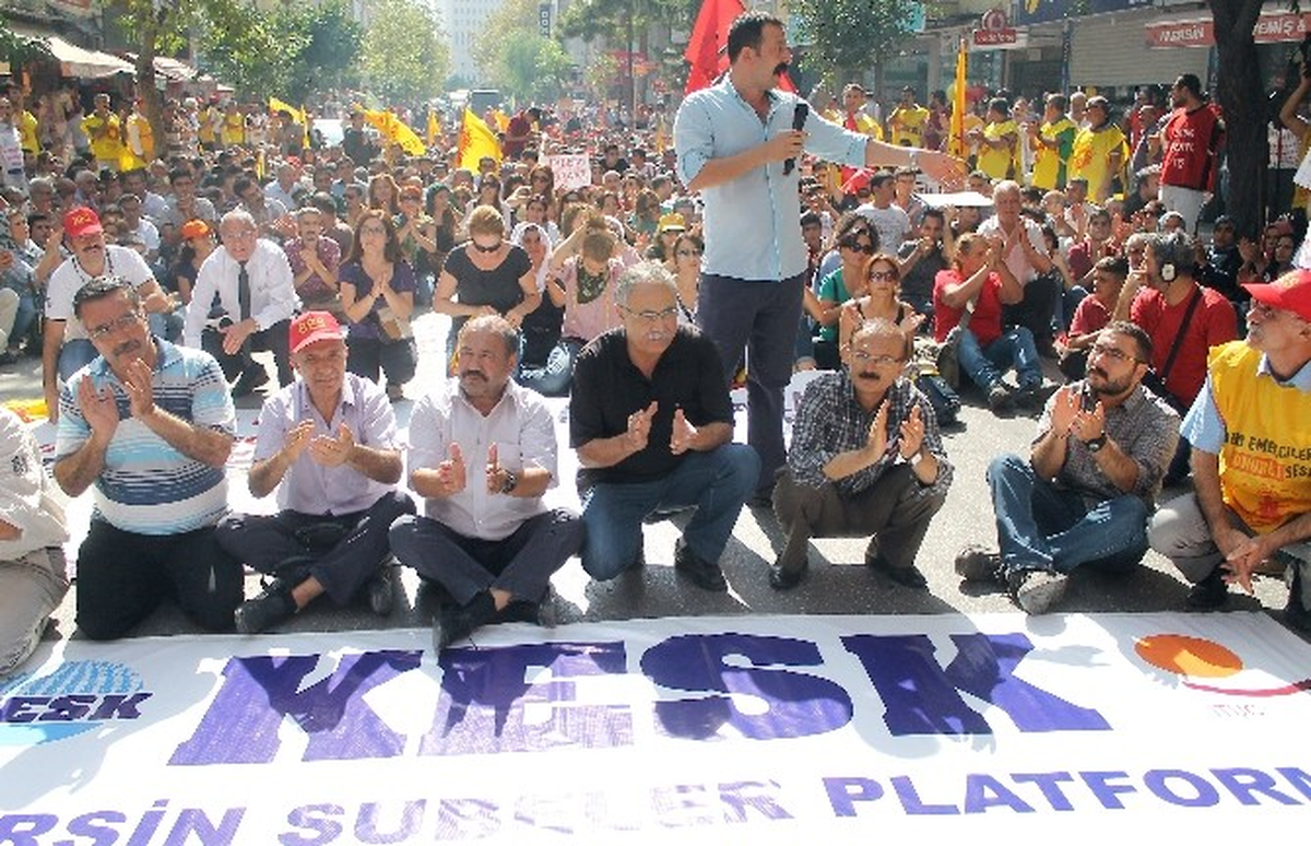 Çanakkale\'de Olaylı Protesto